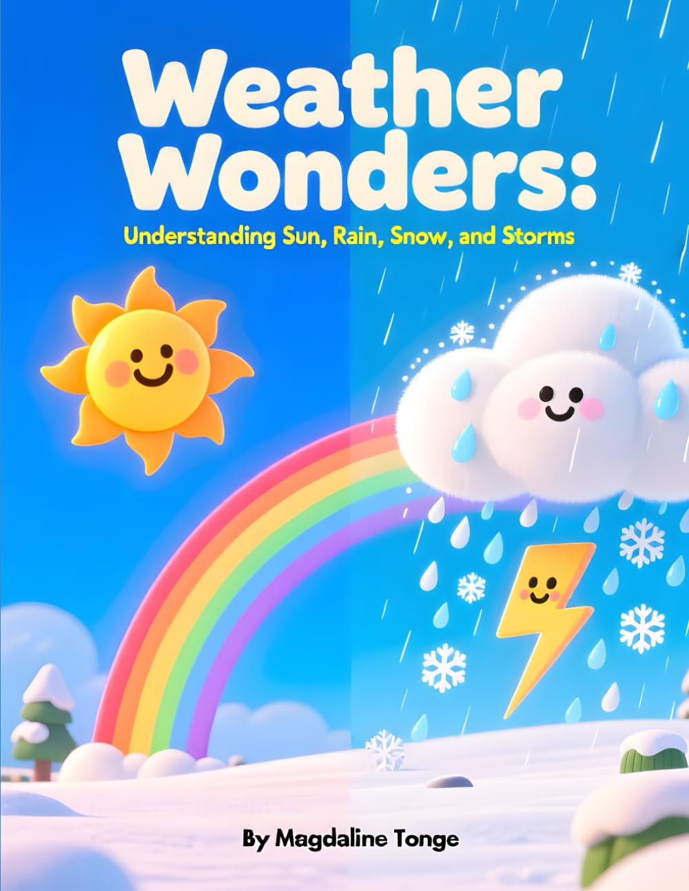 Weather Wonders: Understanding Sun, Rain, Snow, and Storms: weather book for kids, children’s book about rain and snow, preschool weather learning, ... weather concepts for toddlers, sun rain snow