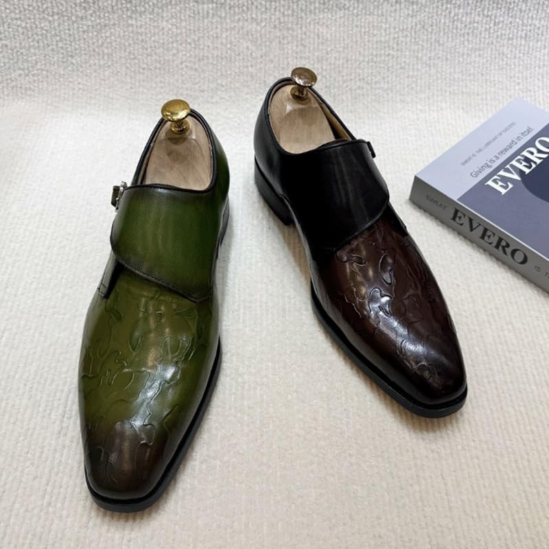 Men's Dressy Suit Tuxedo Metal Shoelaces Weeding Prom Derby Shoes Genuine Leather Business Brogue Handmade Formal Oxfords Shoe for Men3