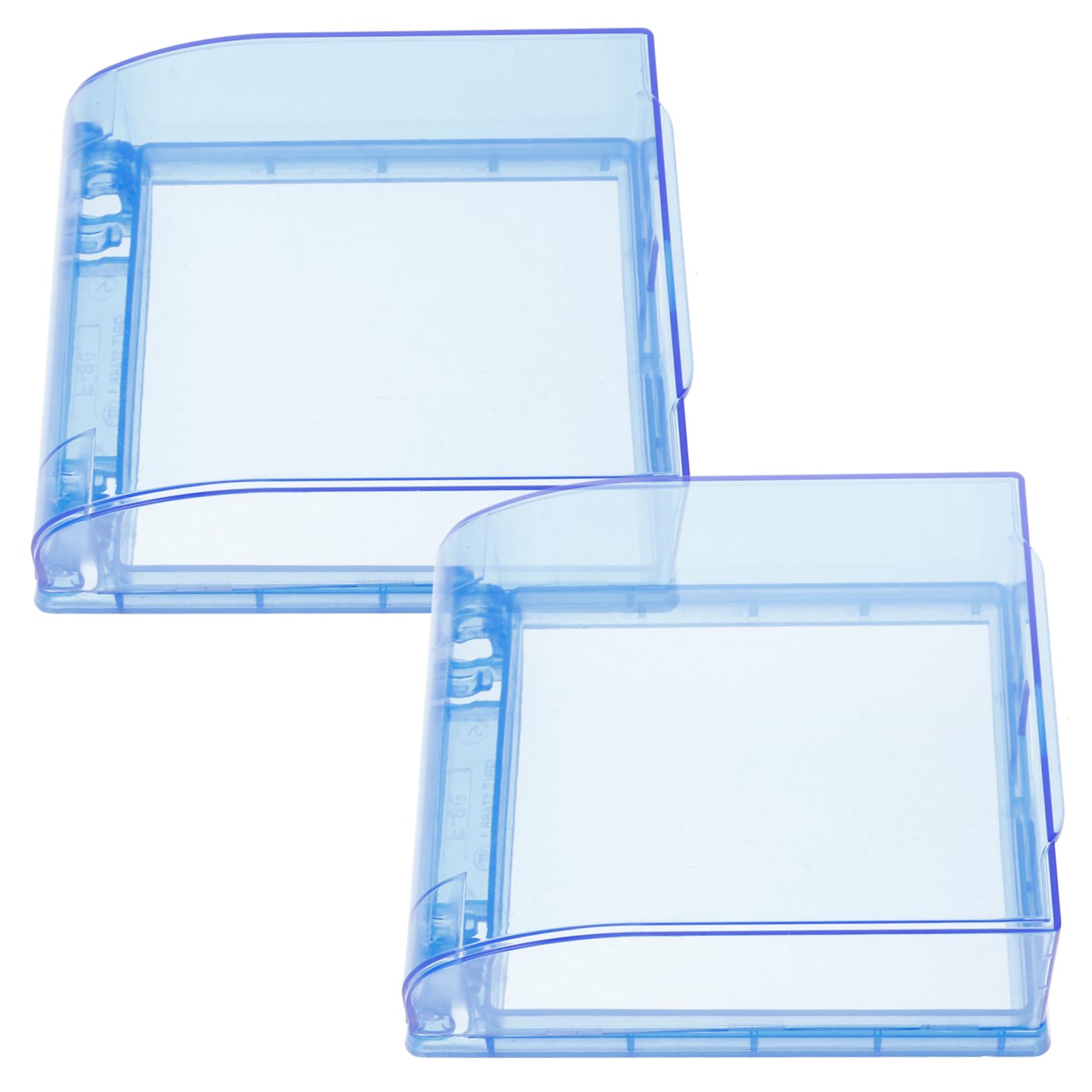 HEMOTON 2pcs Outlet Protector Electrical Light Power Socket Outdoor Power Outlet Self-Adhesive Socket Outlet Cover Outdoor Electrical Cover Light Covers Weatherproof Outlet Cover Blue