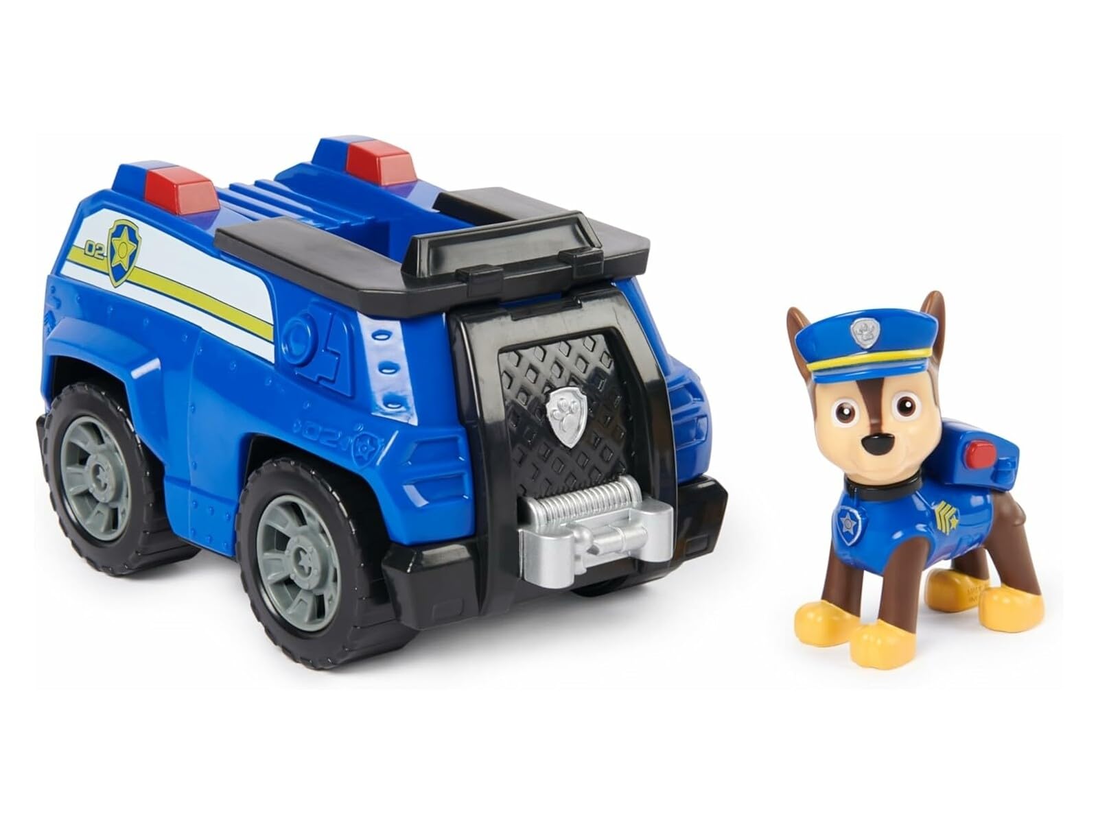 PAW PATROL, Police Vehicle with Chase Figure (Sustainable Basic Vehicle/Basic Vehicle) Toy for Children from 3 Years