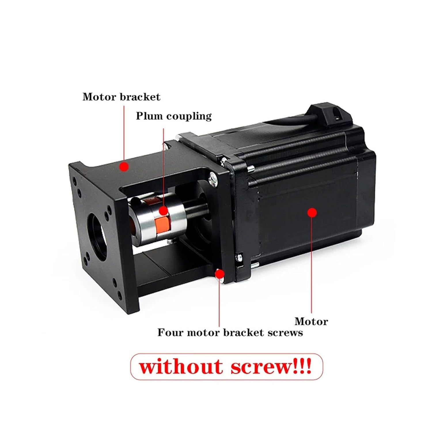 1PCS Stepping Servo Motor Brackets Motor Seat DB57 / DS60 / DS80 / DB86 / DS110 / DS130 Motor Mount for Nema23 Nema34 Nema32