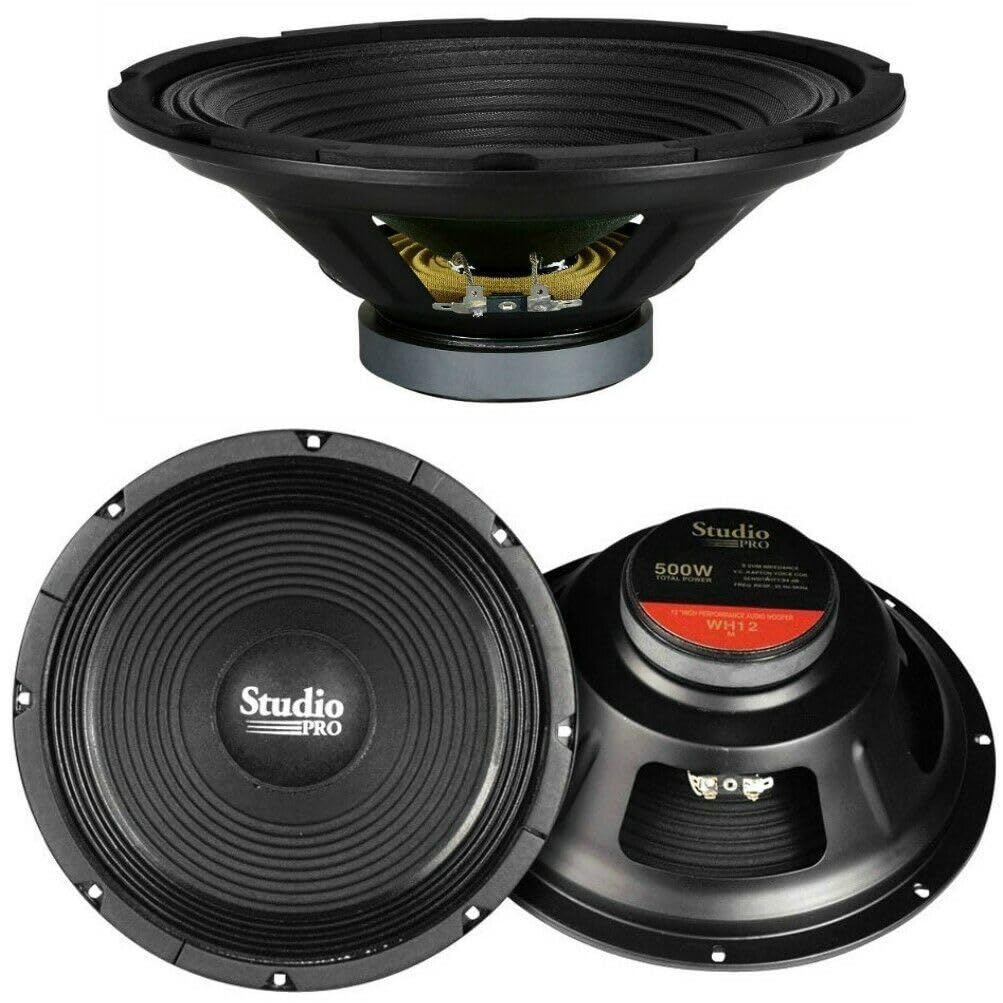 Kit Set para Pyramid WH12 1 Altavoz woofer difusor 30,00 cm 300 mm 12", 250 vatios rms 500 vatios máx, impedancia 8 Ohm, hogar, Fiestas, Discoteca, Fiesta, Karaoke, 1 Pieza