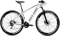 Bicicleta Aro 29 Sutton Gold 24V Freio a Disco Quadro de Alumínio 24 Marchas com Suspensão