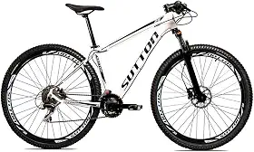 Bicicleta Aro 29 Sutton Gold 24V Freio a Disco Quadro de Alumínio 24 Marchas com Suspensão