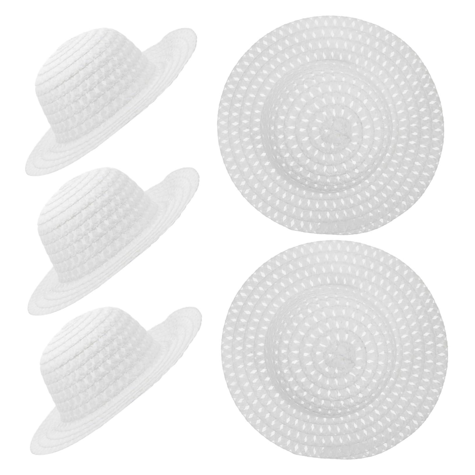 FOYTOKI Diy for Kids 5pcs Craft Making Supplies Hat Blank for Creative Decorations