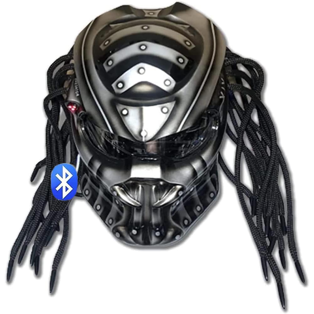 Carbon Fiber Predator Motorcycle Helmet