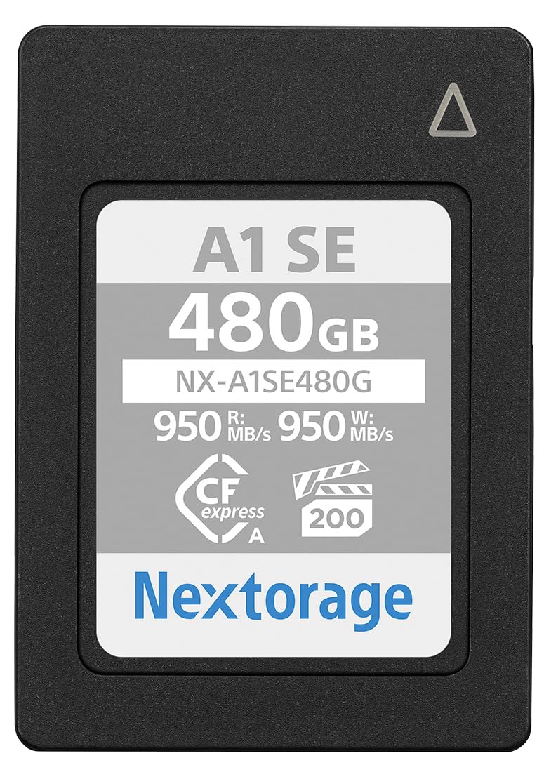Nextorage CFexpress Type A 480Go Carte mémoire VPG200 Japonaise pour Sony Fujifilm A1SE
