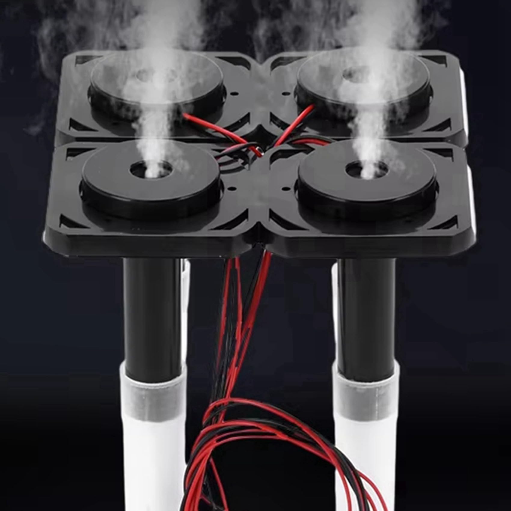 Cwmiibili 2X Four- Humidifier Module DIY Atomizer Control Board Driver Circuit Board 1 to 4 Plant Watering Large Fog Volume