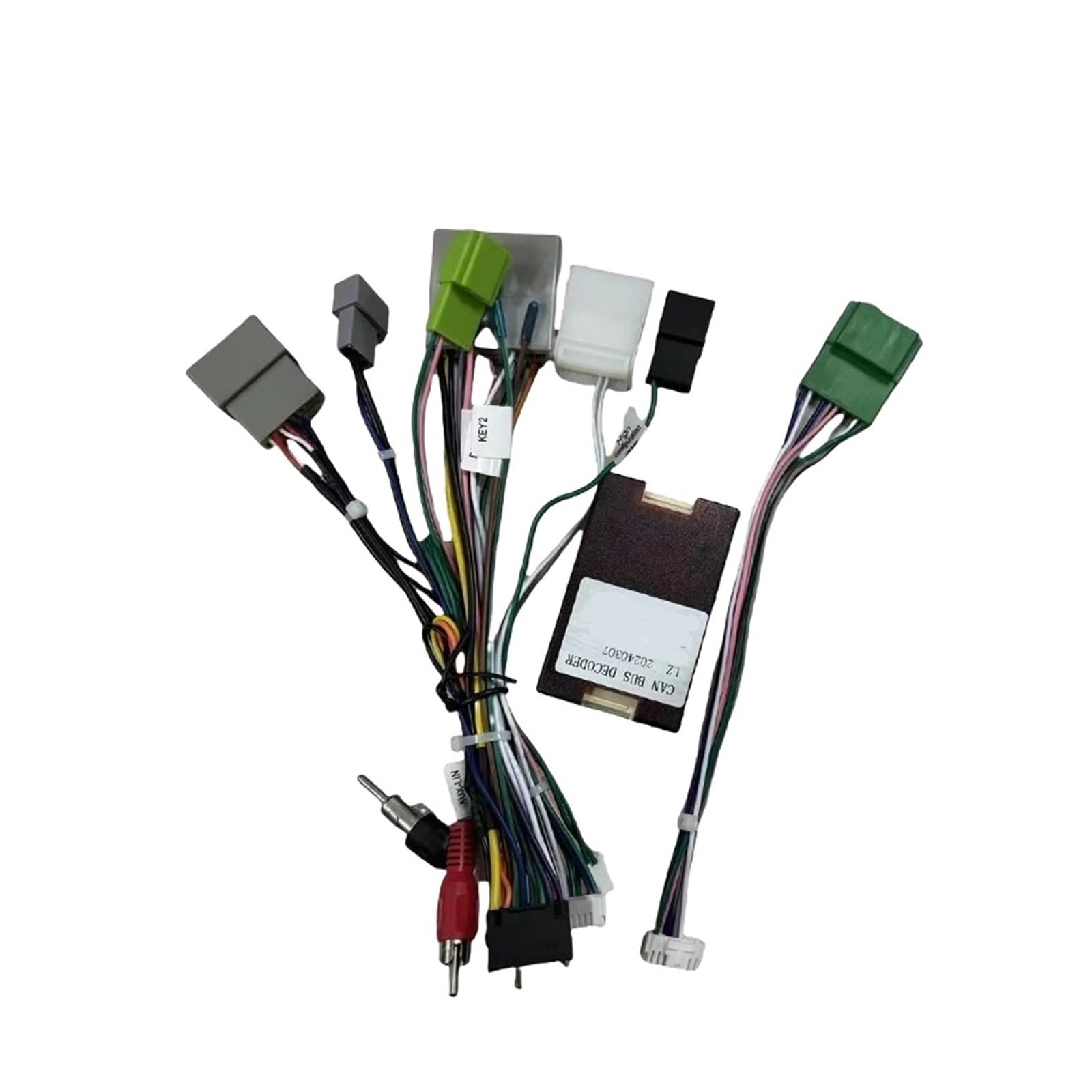 Adaptateur de faisceau de câblage 16 broches, boîtier décodeur, câble d'alimentation for autoradio Android, Compatible Pour Honda CRV et Civic (version européenne) 2006-2011.