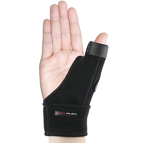 Férula de gatillo para el pulgar para mujeres y hombres, soporte ajustable para el pulgar estabilizador para dolor, esguinces, artritis, tendinitis,