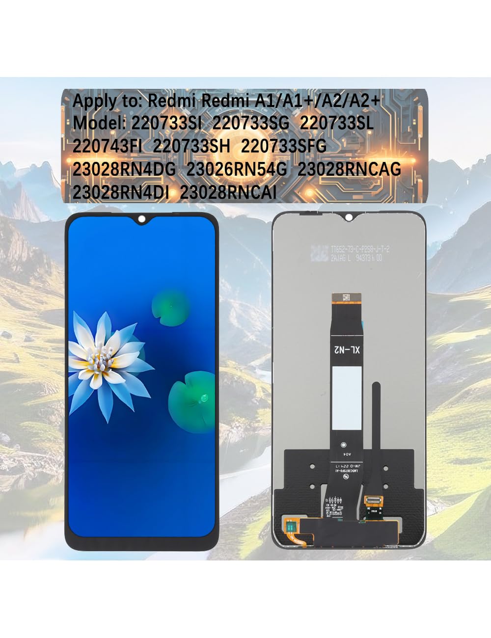 H&LYCYJ Display Schermo per Redmi A1/A2 220733SI 220733SG | Wear toolkit，IPS LCD，Display HD，Sostituire lo schermo，Per i modelli:220733SL 220743FI 220733SH 220733SFG 23028RN4DG