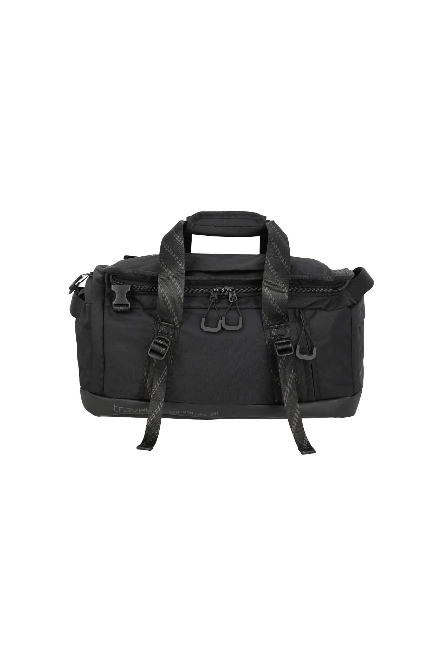 travelite Reisetasche Venture LINE S, 40x25x20 cm, 24 L, recyceltes Polyester, Handgepäck Tasche mit Rucksackfunktion und Trolley-Aufsteckfunktion, Weekender