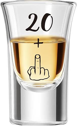 21st Birthday Gifts – Funny 21st Birthday Shot Glass for
