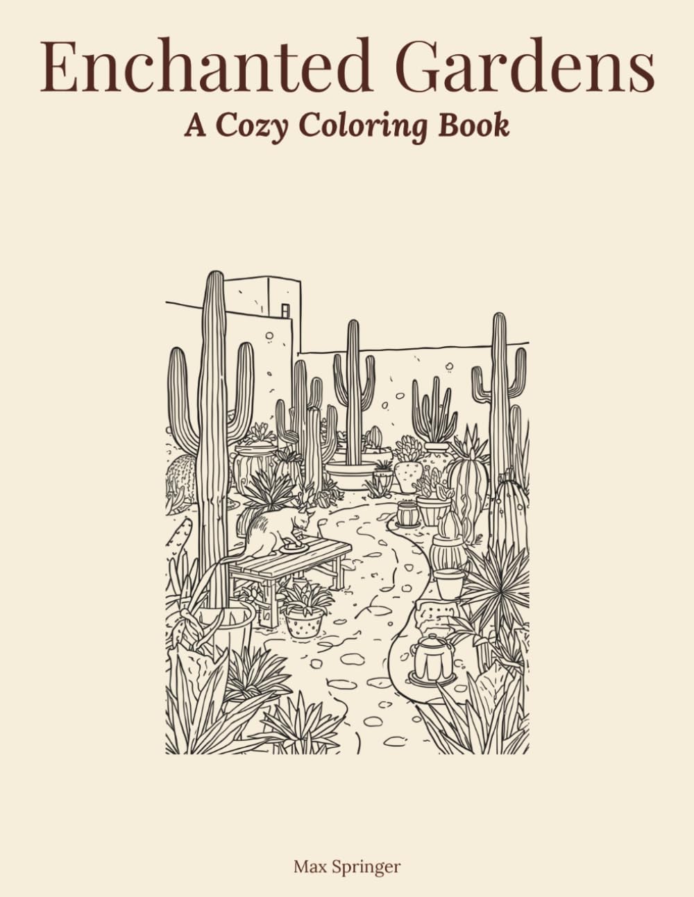 Enchanted Gardens: A Cozy Coloring Book