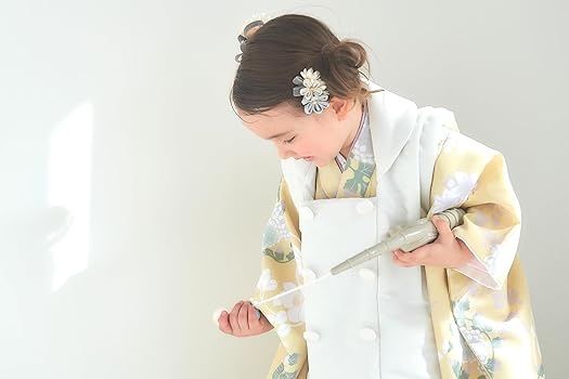 Amazon | 七五三 着物 3歳 被布セット 女の子 KOHARU クリーム hifuset
