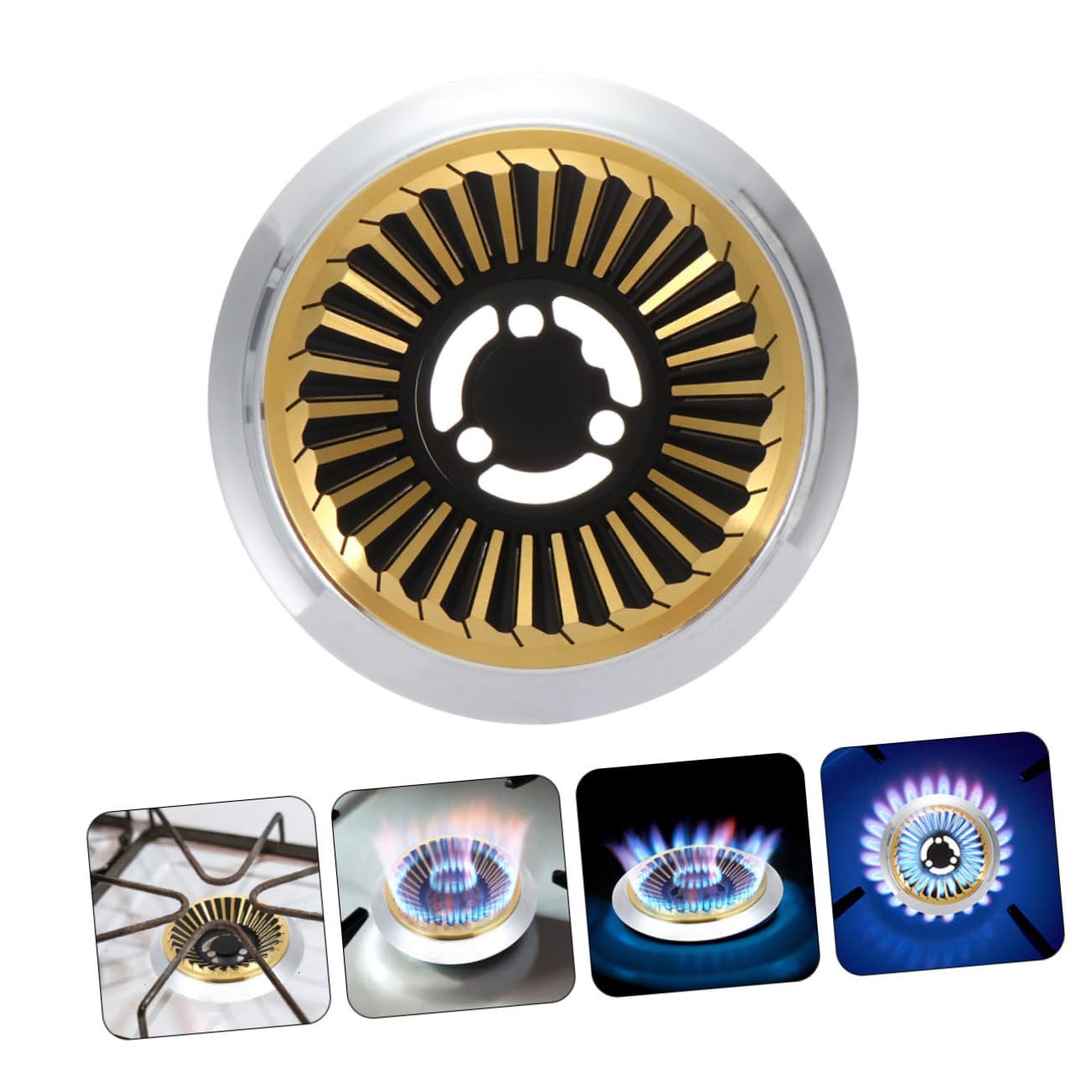 INOOMP 2piezas Rejilla Para Cocina De Gas Difusor De Estufa Soporte De Cocina De Gas Accesorios De De Anillo De Soporte Para Wok Difusor De Calor Para Eléctrica