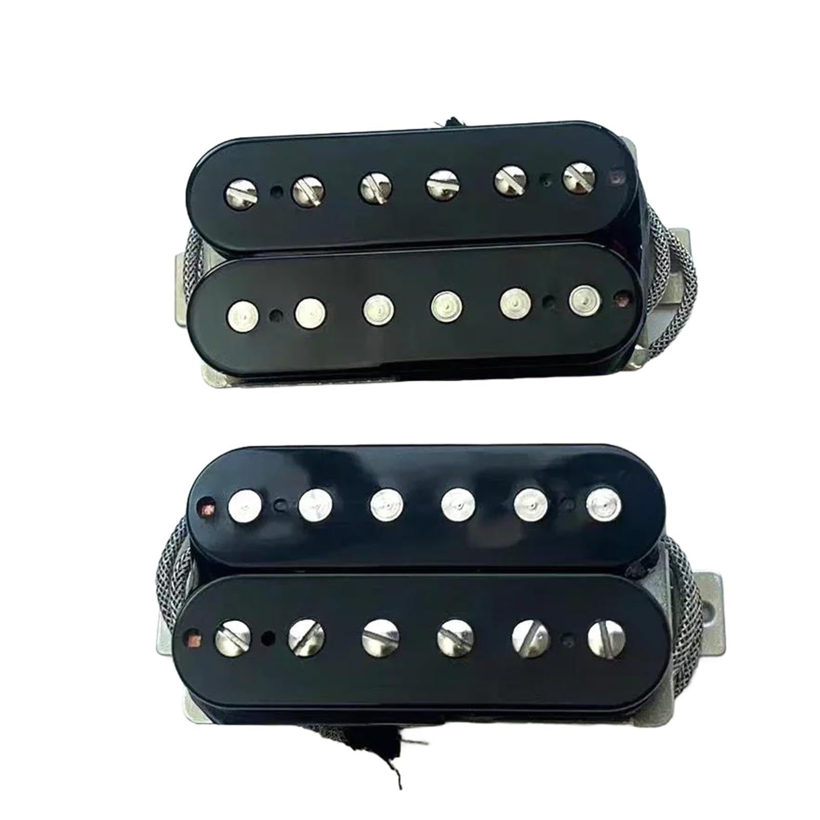 Przetwornik Do Gitary Elektrycznej Przetworniki Do Gitary Elektrycznej | Przetworniki Alnico II Pro Humbucker Przetworniki gitarowe Zestaw czarny/zebra(APH-2 Black)