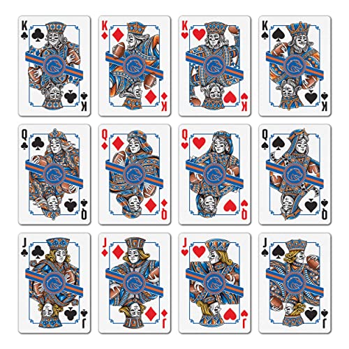 Image of YouTheFan NCAA Officially-Licensed Playing Cards - Original Artwork on All face Cards and Jokers - Team's Official Colors - Quality Linen Texture - Designed in The USA
