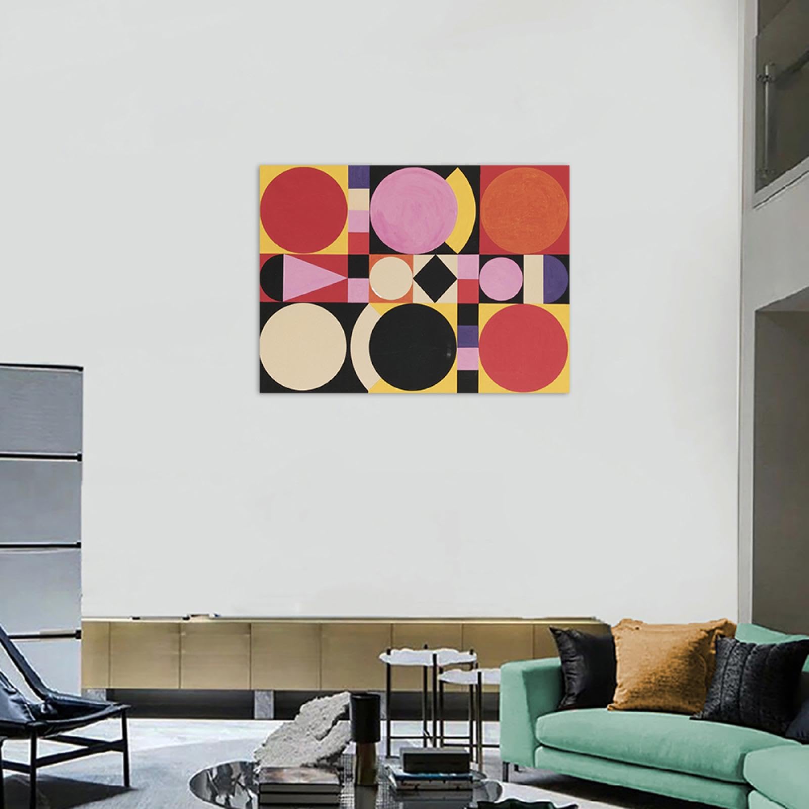 LXURY Stampe su Tela con Cornice in Legno-Catena-Famose Riproduzioni Quadri su Tela-Artistica Immagini Decorazione Casa Ufficio 80x110cm31x43inches Incorniciato