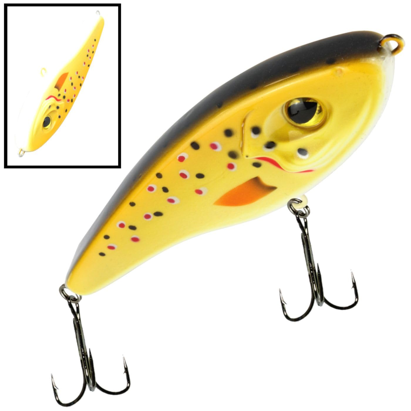 4 Seika Pro Wobbler Sendai 11,5cm 32g - Köderset zum Hechtangeln, Hechtwobbler zum Spinnfischen, Raubfischwobbler, Jerkbait zum Kunstköderangeln