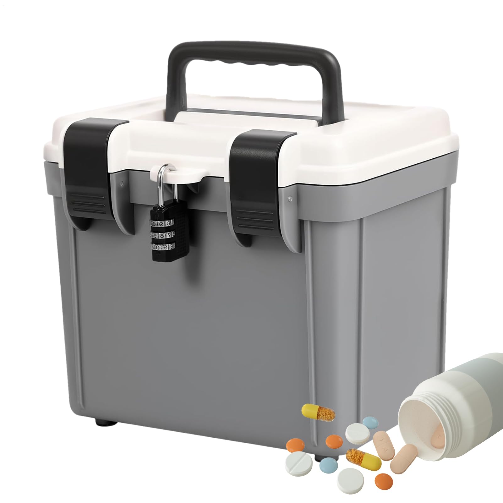 Caja de almacenamiento médica con cerradura Capacidad Caja de seguridad de