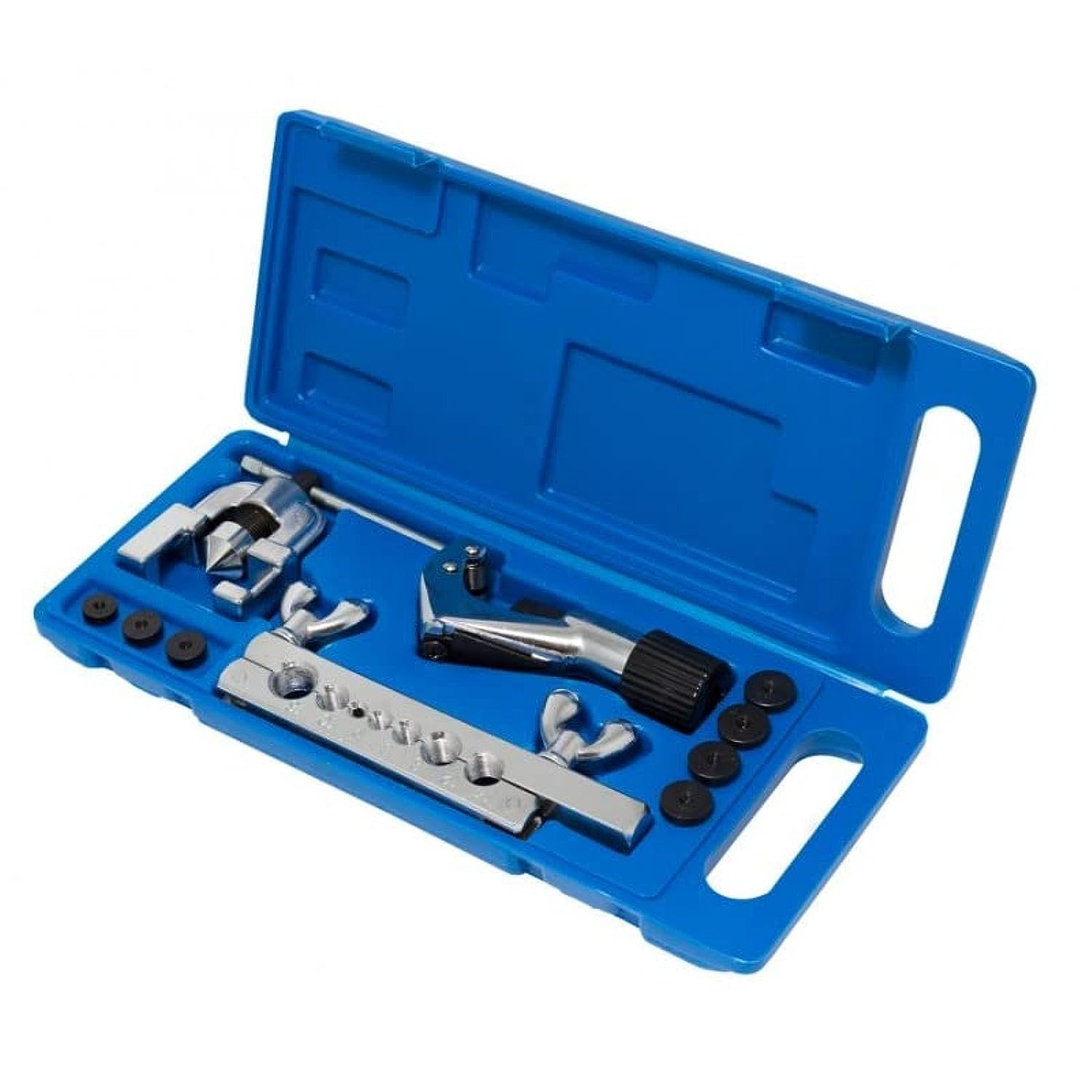 ROCKFORCE Pipe Flaring Kit 10pcs 4, 4.75, 6, 8, 10, 12, 14mm in a Briefcase