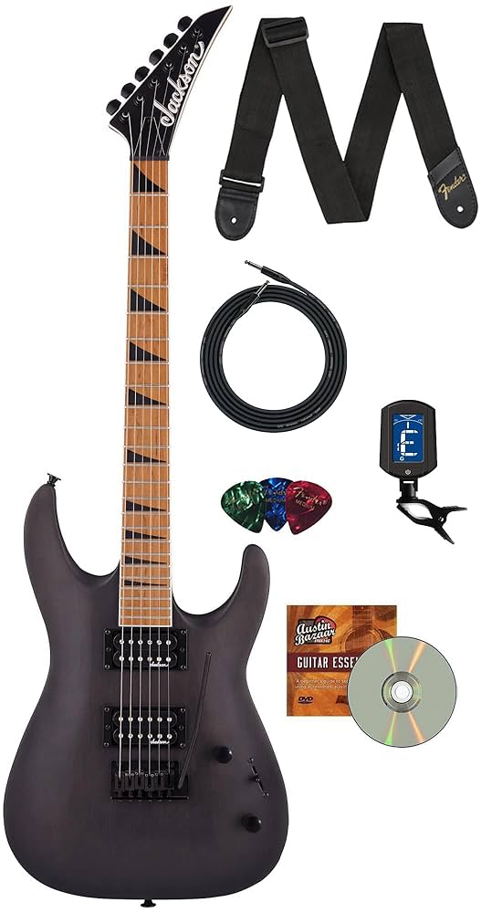 【極美品】JACKSON JS24 DKAM Black Stain ストラト Jackson JS Series Dinky Arch Top JS24 DKAM Electric Guitar