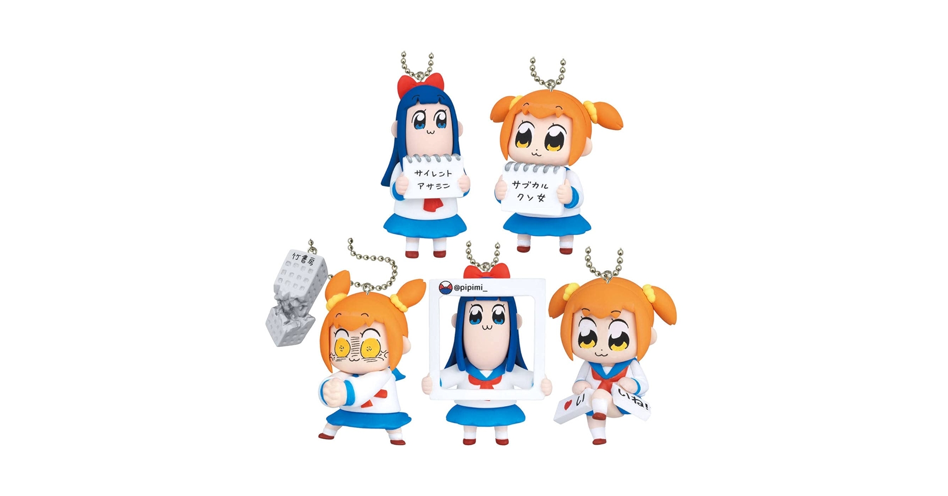 ポプテピピック　ピピ美とポプ子　フィギュア2点　海外 ポプテピピック ピピ美とポプ子 フィギュア2点 海外