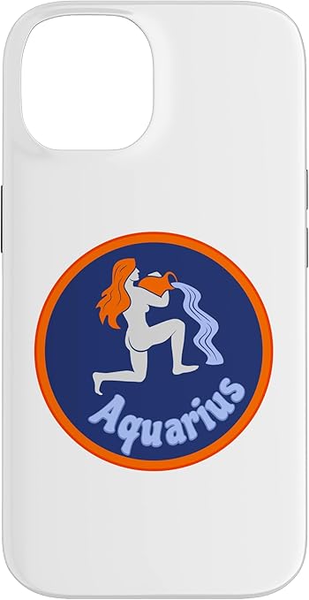 Aquarius Groovy Zodiac Water Bearer Case for iPhone 14