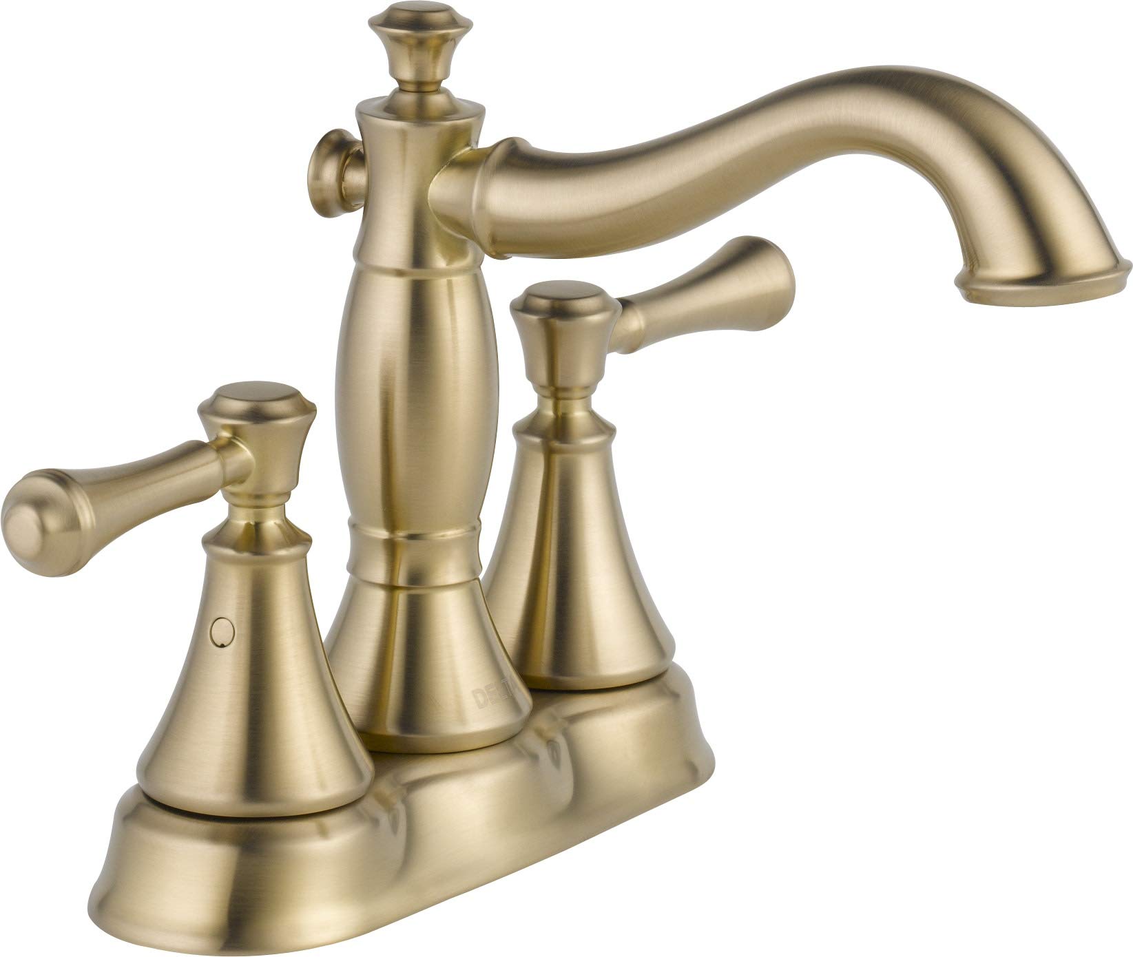 Amazon.com: Delta Faucet Cassidy Gold Bathroom Faucet, Centerset