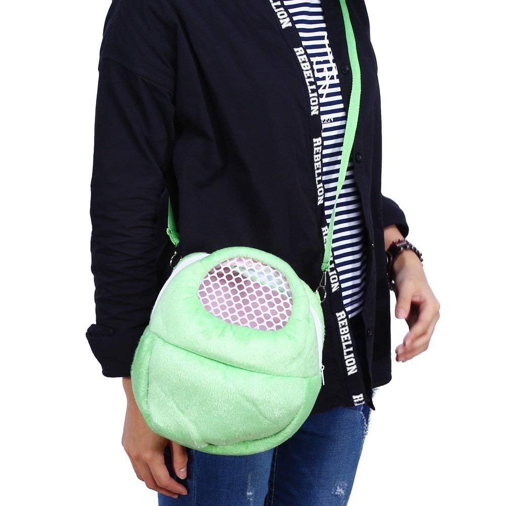 Borsa Trasporto Animali Piccoli - Per Criceti, Topi, Ricci, Conigli, Traspirante Con Tracolla Regolabile - Foto 8