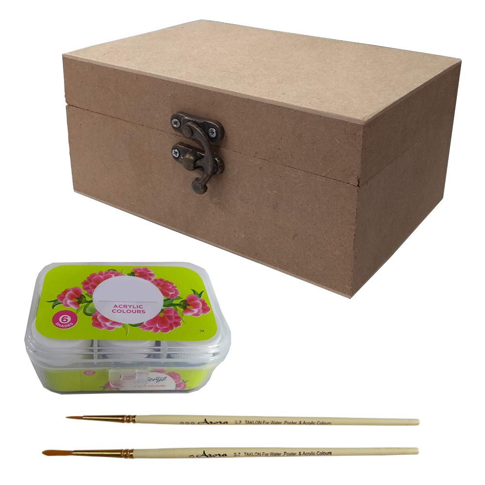 Penkraft Warli Painting on MDF Box DIY Kit | Free Video Tutorial