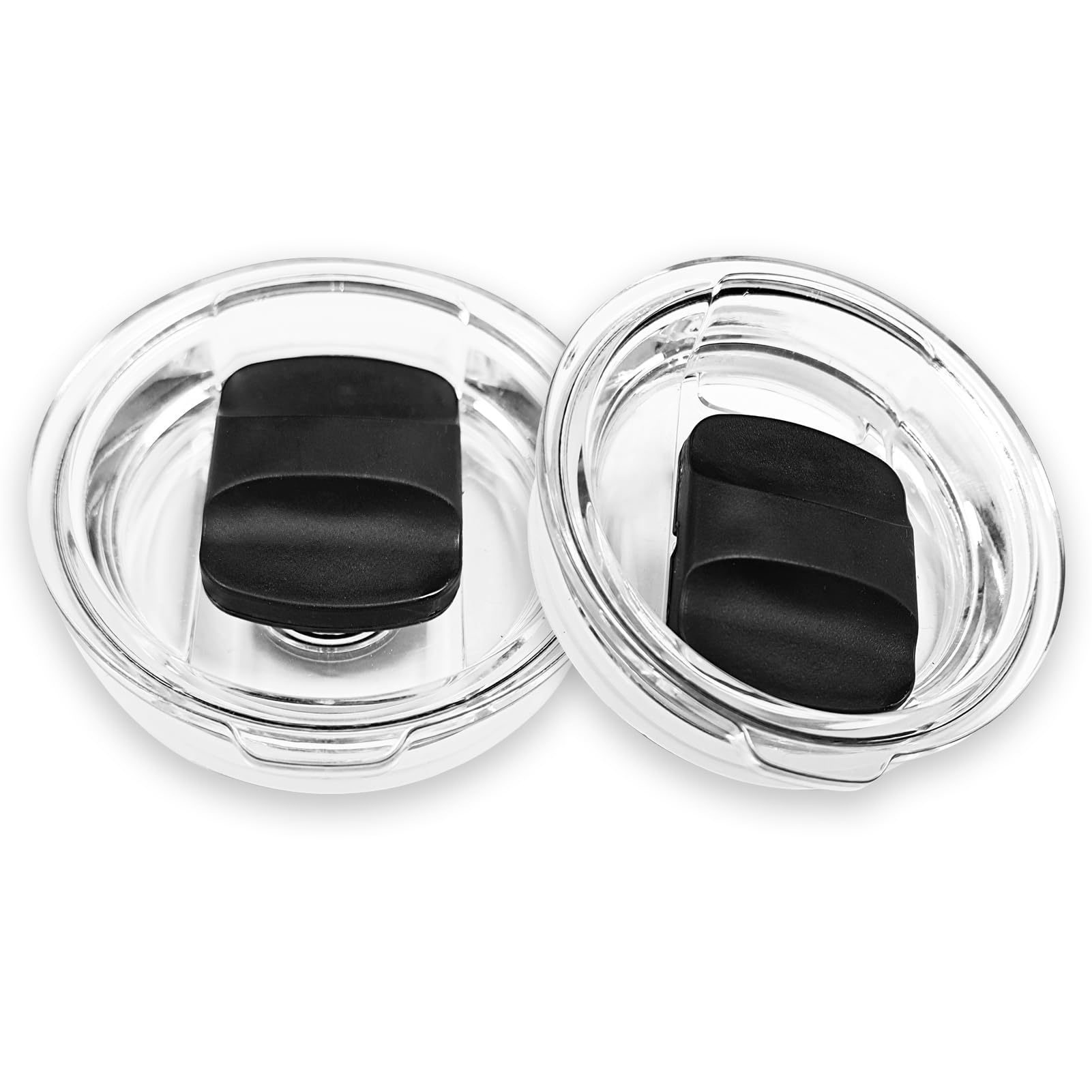 10 oz Wine Tumbler Lid Replacement for YETI Espresso Mugs 6 oz, Stackable Cup 8 oz, 10 oz Tumbler Magslider Lids - BPA Free, Spill Proof, 2-Pack