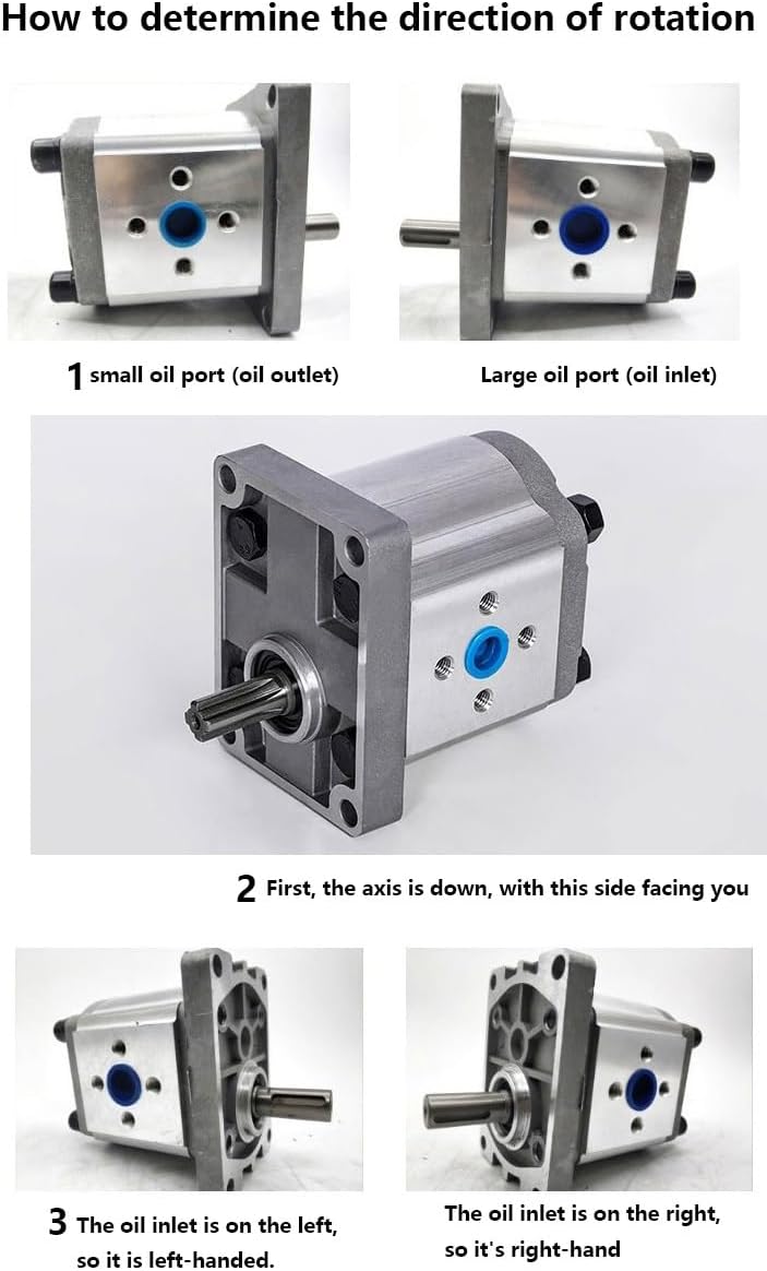 Industrial Gear Pump Hydraulic Gear Pump Oil Pump CBN-F310/314/316/20/25 Small High-Pressure Oil Pump Pump Head(Cbnf306 Spline Right)