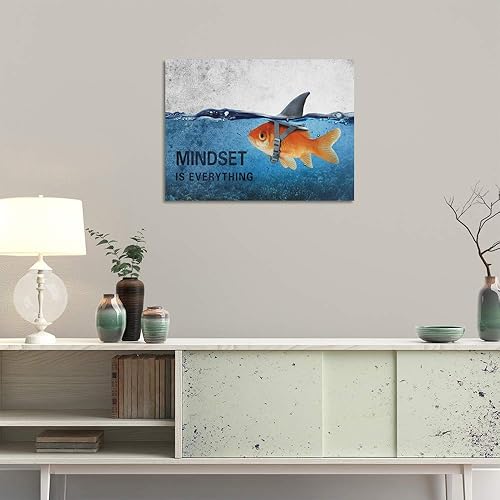 Miniatura 5 de Yetaryy - Posters, cuadros, pinturas en lienzo inspiradoras, arte de pared con citas originales motivadoras para sala de estar, para el baño,