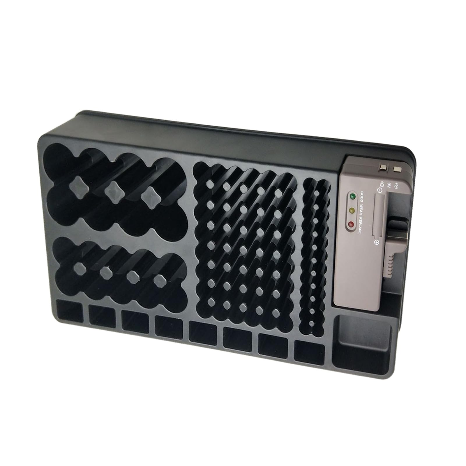 Aexit Scatola portaoggetti per custodia per batteria 2 in