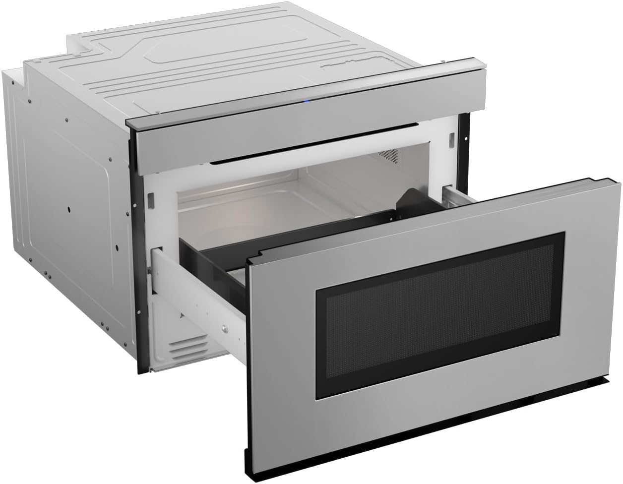 Stainless Steel Smart Microwave Drawer with Alexa Integration