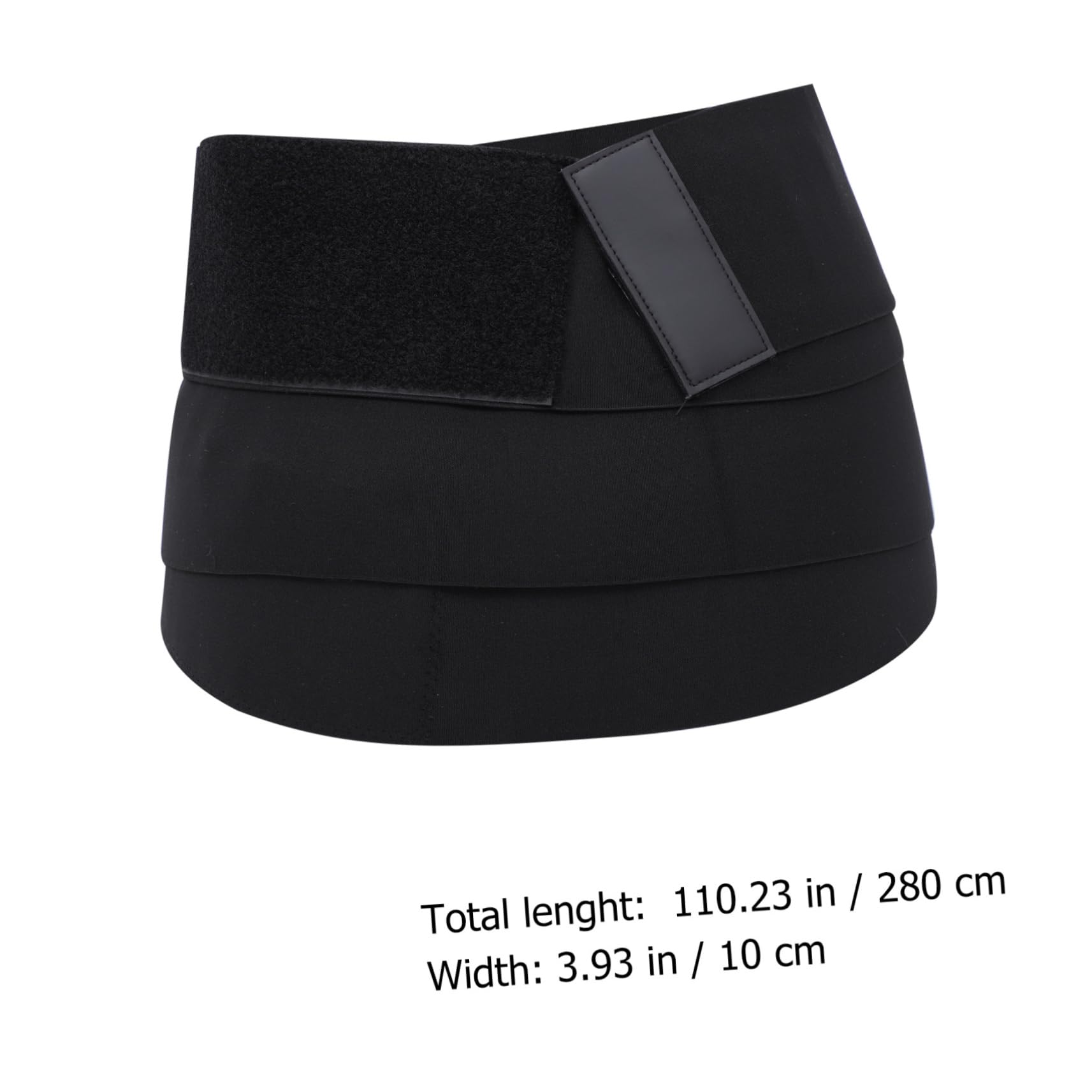 NOLITOY 1Pc Elastic Waist Support Brace for Women Thin Fitness Waist Belt for Belly Control and Relief for Yoga and Sports Training Black