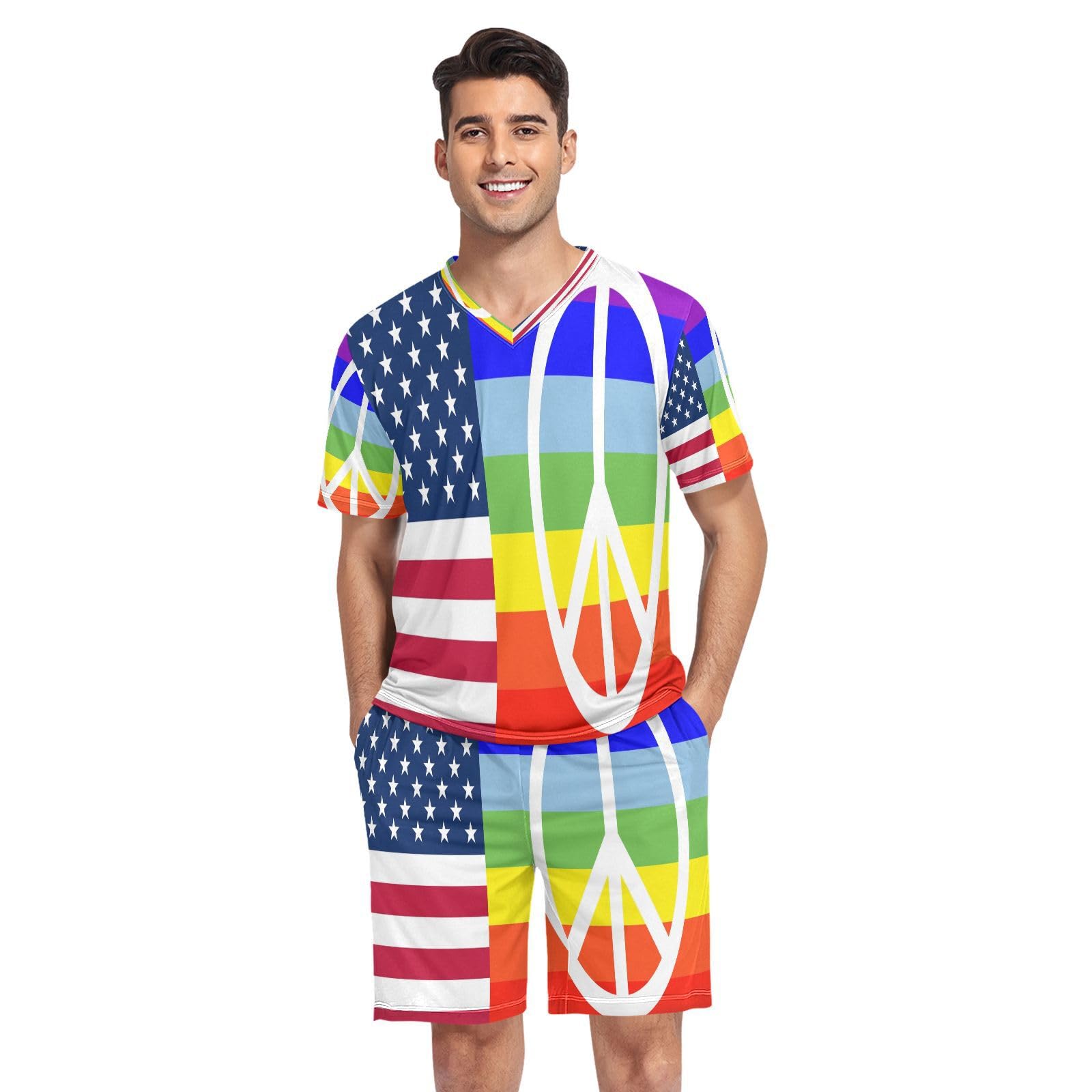 Camisa de pijama GuoChe de manga corta para noches de verano en el sofá 8
