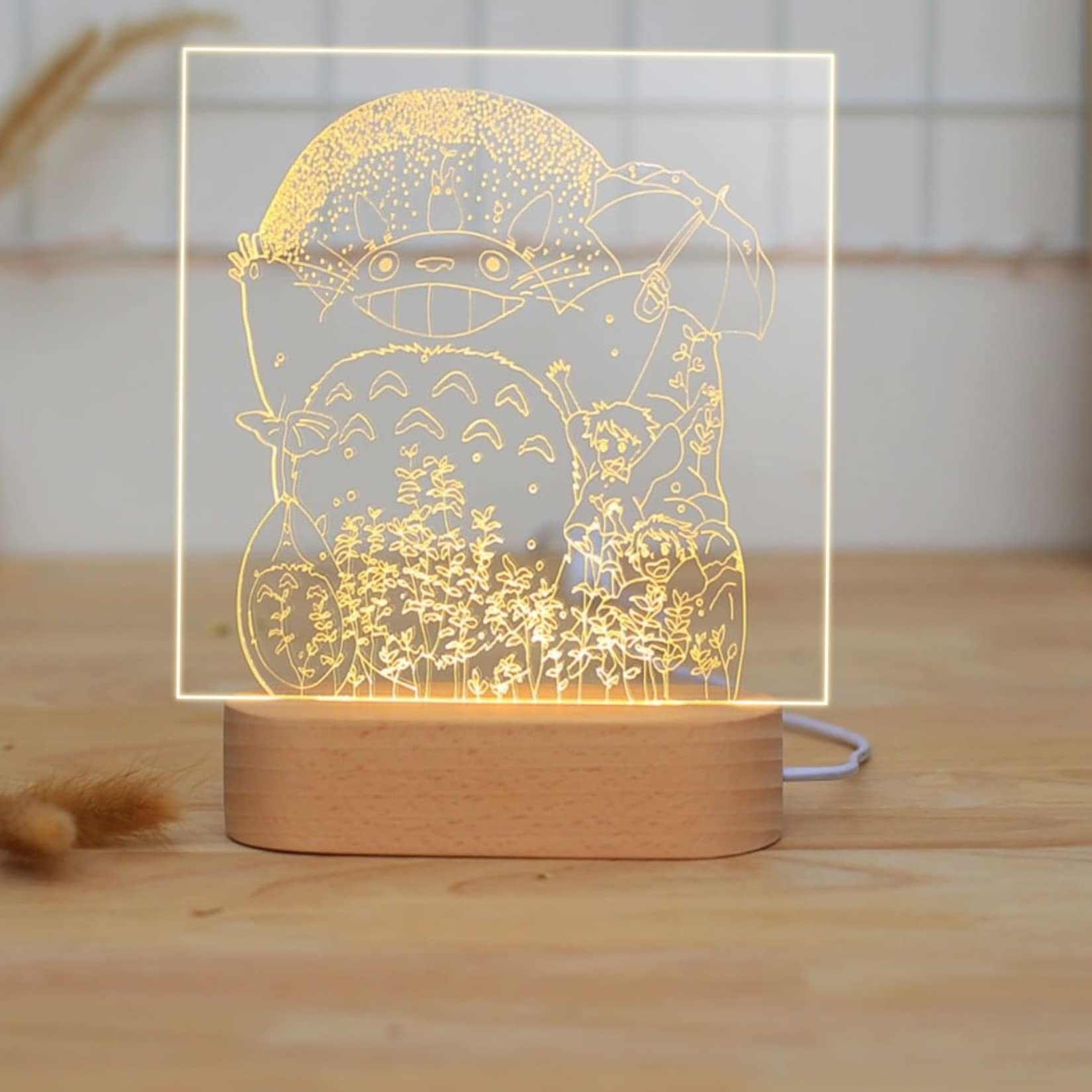 8 Pezzi Pannelli in Acrilico Trasparente, Lastra Pannello Acrilica Trasparente 2mm Rotonda e Quadrato per Base Luminosa a LED Espositore Progetti di Fai-da-te