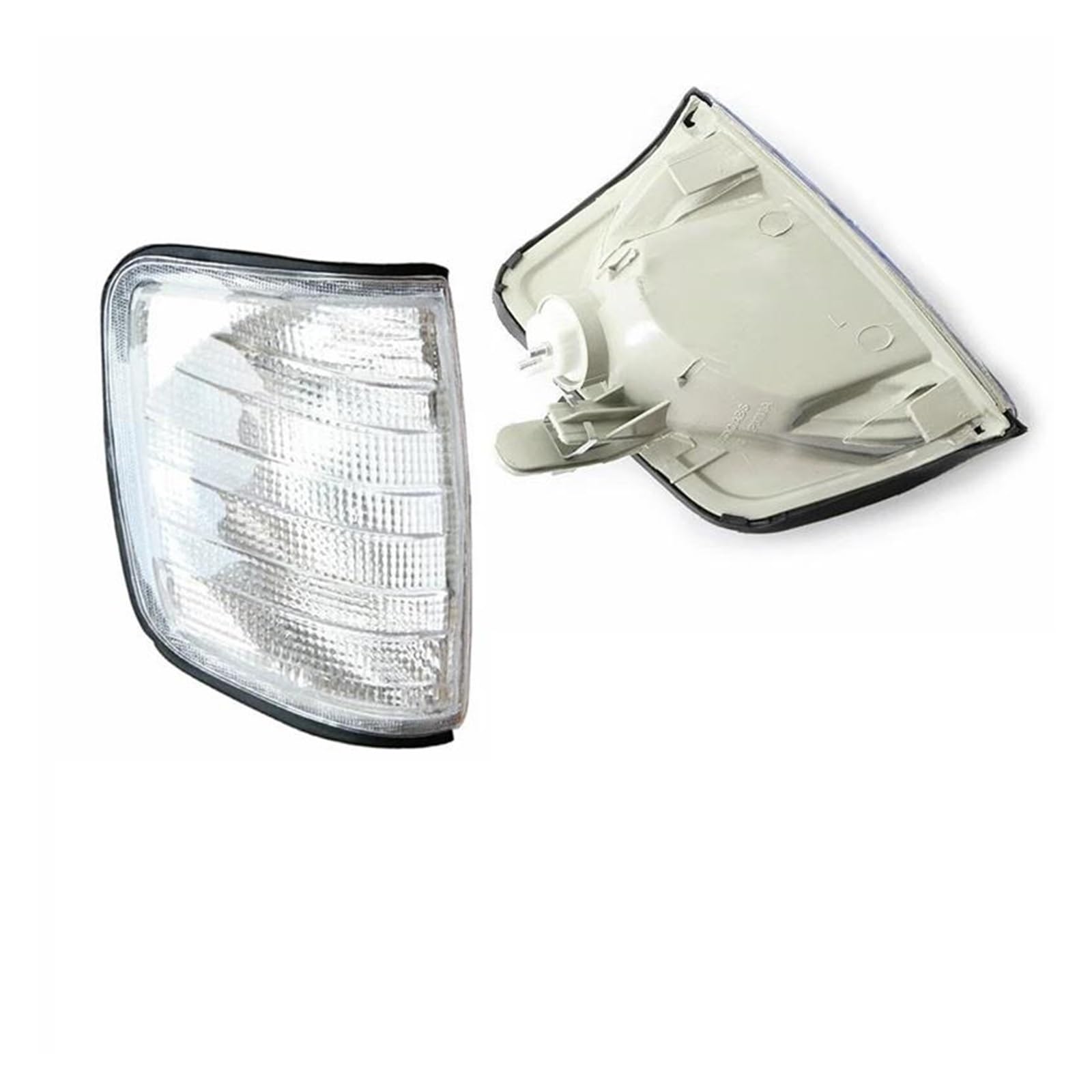 Piloto Intermitente Luces Intermitentes Curva Delantera Para Coche Accesorios Para Mercedes Para Benz Clase E W124 E300 1985-1995 2 Uds Intermitente Retrovisor(Clear Lens)