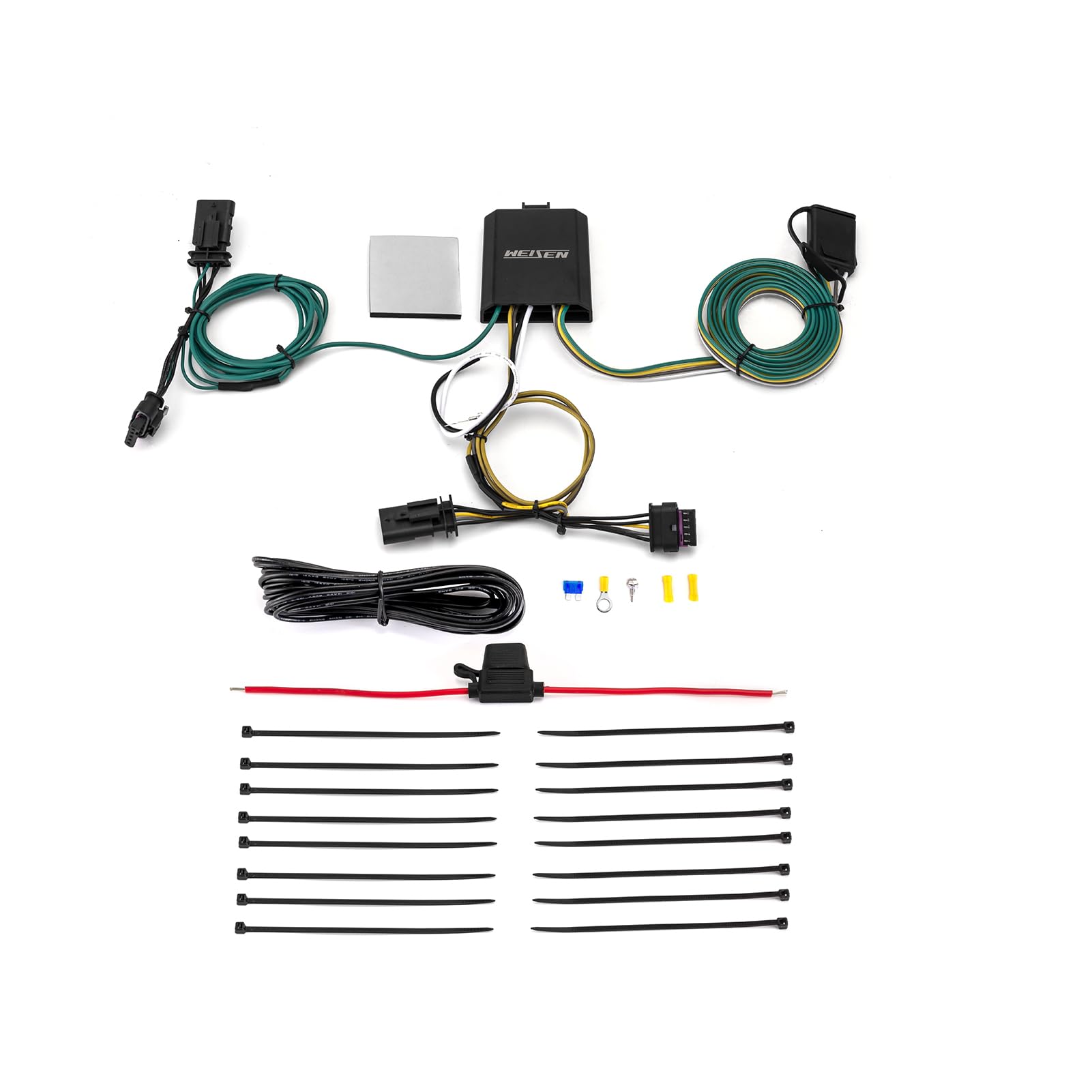 WeiSen 4-Pin Trailer Wiring Harness with Plug & Play Connector Compatible with Tesla Model 3 2020-2023