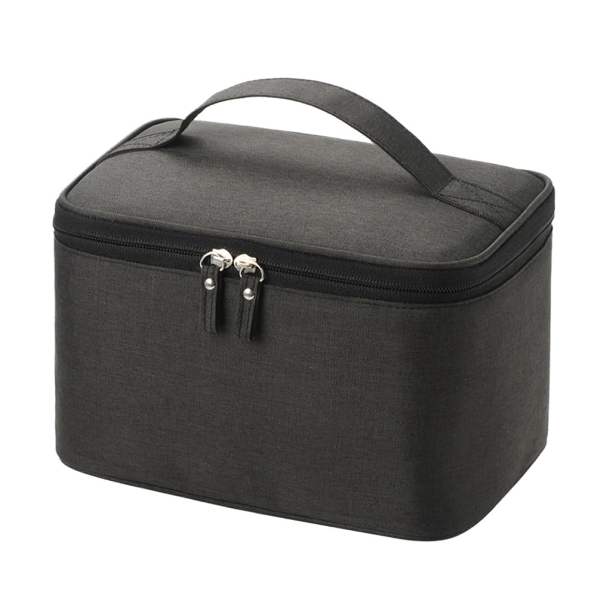 Borsa da Toilette, Borsa Cosmetica da Viaggio, Organizer Cosmetico, Grande Capacità, Nero, per Bagno e Viaggio, Donna