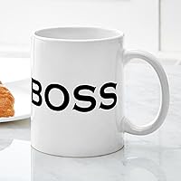 Vista 129 de CafePress Number 1 Boss Mugs 11 oz (325 ml) Ceramic Coffee Mug