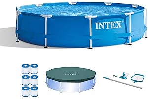 Intex 10' X 30'' Metal Frame Pool with 330 GPH Filter Pump