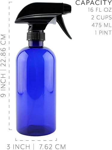 Miniatura 6 de Botella de plástico, de aerosol, con pulverizadores resistentes de vapor, etiqueta para pizarrón (6 unidades) sin BPA, n. 1, uso para aromaterapia,