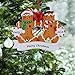 2025 Family Christmas Ornament - Personalized Gingerbread Family of 3 Ornament - Couple Baking Cookies Christmas Ornaments - 2025 for Grandparents - Free Customization