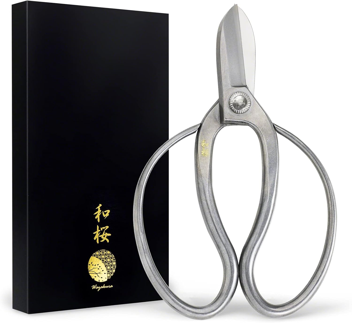 Wazakura Made in Japan Yasugi Stainless Steel Koryu Scissors 6.5" (165 mm) Professional Ikebana Floral Tool, Kado Hasami Flower Arrange Shears (Yasugi Stainless Steel Traditional Koryu)