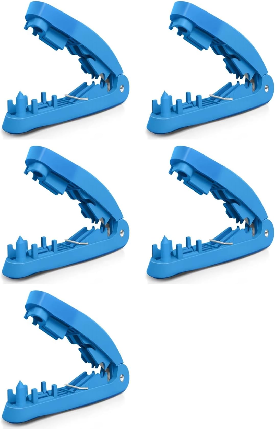 5X 4-in-1 RJ45 Network Cable Tool with Cutting,Stripping, and Straightening Functions Applies to STP/UTP Cable,B