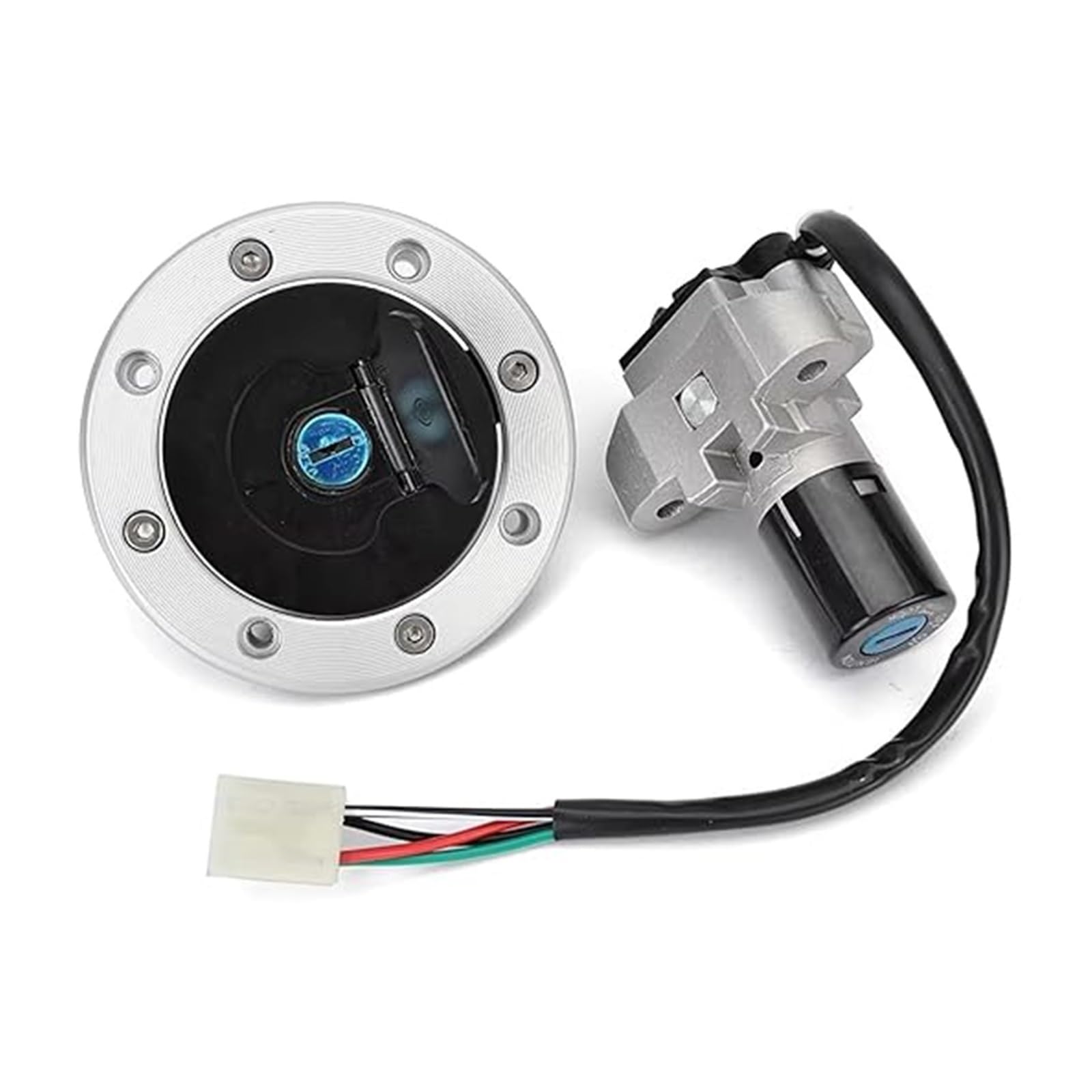 Interruttore Di Accensione Blocco Kit Serratura Sella Interruttore Accensione Tappo Serbatoio Impulso Per Suzuki Per GS500 Per GSF400 Per GSF250 Per Bandit Per GK7AA 250 77A VS/S